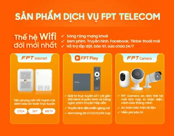 Camera FPT lắp kèm internet cho nhà và cửa hàng